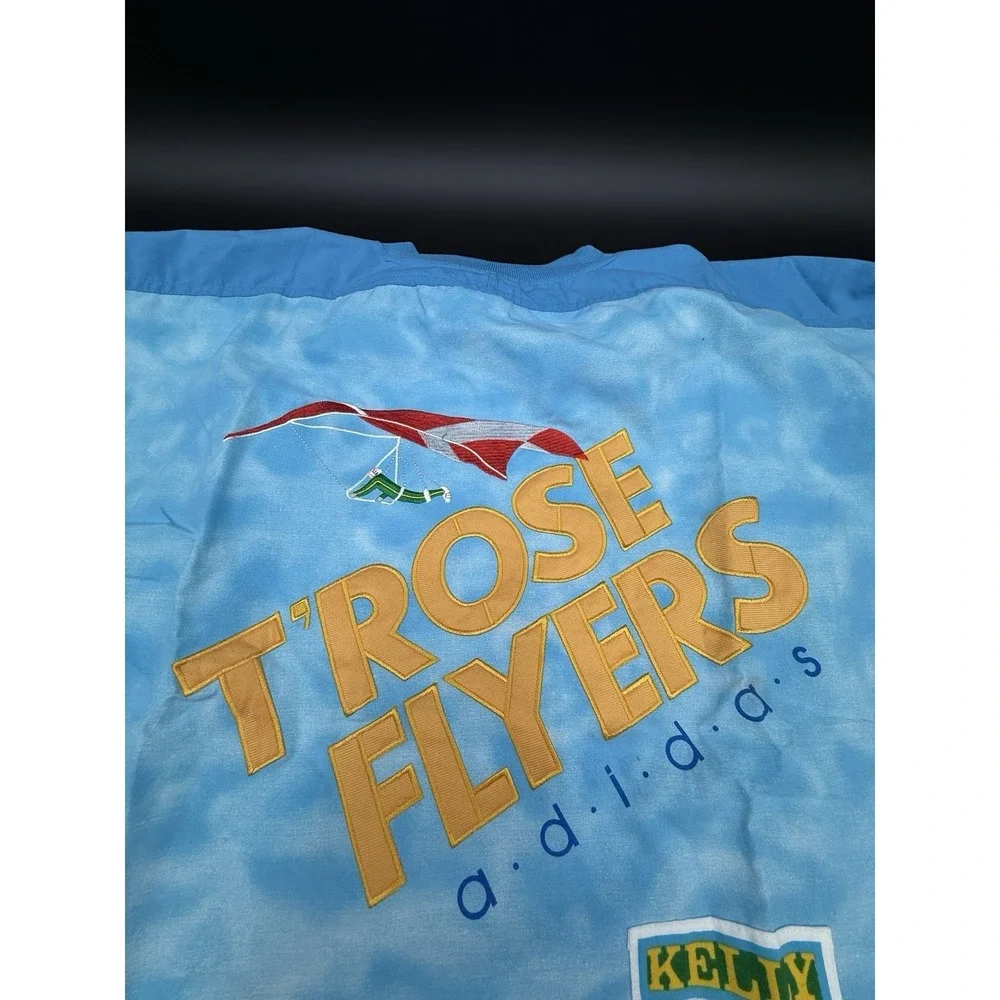 Vtg 80s Adidas T Rose Flyers Crewneck Sweatshirt‎